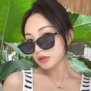 Kính Râm Mắt mèo form nhỏ nam nữ Xu Hướng Chụp ảnh catwalk mới mã Y5120