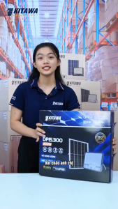 Đèn Pha Chống Chói Năng Lượng Mặt Trời KITAWA 100W 200W 300W 400W Chiếu Sáng Mạnh Mẽ  Chống Nước