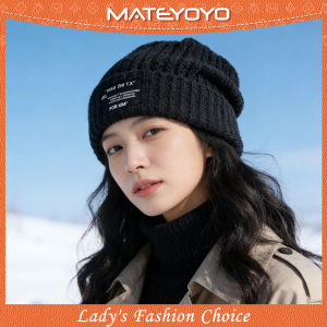 MATEYOYO Winter Knitted Hat Autumn and Winter Knitted Hat Large Head Circumference Cycling Hat with Thick Knitted Cap For Men Women