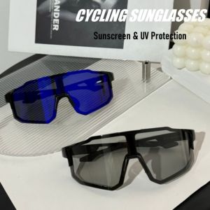 New Outdoor Cycling Sunglasses UV400 Lens Sport Goggles Hiking Climbing Oversized Windproof Eyewear for Women and Men