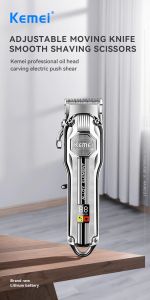 Paket Alat Cukur Rambut Kemei KM-517 New Hair Clipper Mesin Pangkas dan Potong Rambut Cas