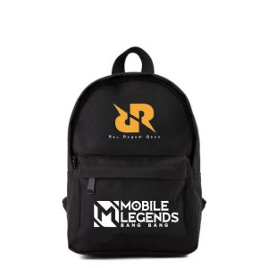 Tas Ransel Pria Distro Keren - RRQ Logo Mobile Lagend Model Terbaru - 42X31X15CM