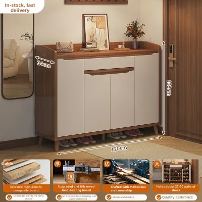 Entry Hall Shoe Cabinet Storage Unit
