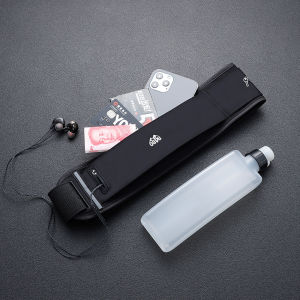 Running Belt Waist Bag with Water Bottle Women Sports Fanny Pack Men Phone Pouch Jogging Gym Bags Hydration Run Accessories
