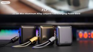 REMAX FCP-9 10000mAh / FC-07 20000mAh 22.5W Mini Edition Aluminum Alloy Lanyard Cable Fast Charging Mobile Powerbank ( 3C Certified )