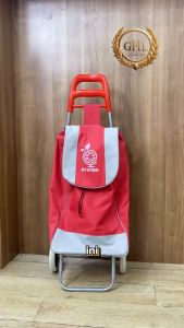 ORANGE Troli Belanja Lipat Troli Keranjang Supermarket Tas Troli Belanja Trolley Roda LGC-3