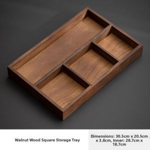 YOGEHOME | Walnut Wood Snack Storage Tray