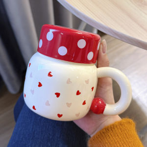 LUXIAOSHI | Cute Style Ceramic Mug Large Capacity