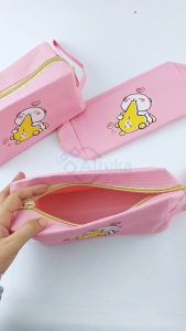 Dompet Kosmetik Kanvas Lontong Lucu: Dompet Kosmetik Praktis untuk Wanita