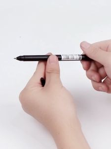 Bút viết gel nước văn phòng học sinh 0.5mm Resun mực đều mượt nhanh khô 4 màu màu xanh đen đỏ tím có thể thay ngòi