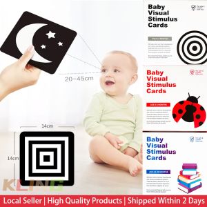Montessori Toys Newborn Baby Visual Stimulation Flash Cards Early Learning Educational Training Card Gift