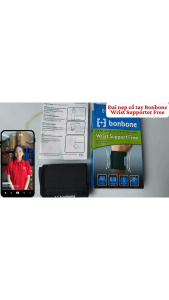 Băng Quấn Cổ Tay Bonbone Wrist Support Free – Giải Pháp Bảo Vệ Khớp Từ Nhật Bản