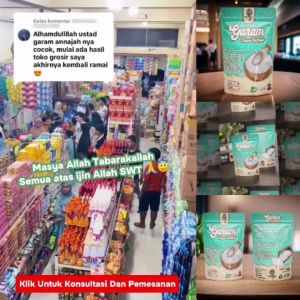 Garam Ruqyah AnNajah Original by Mg17official - Untuk Meruqyah Anak Rewel/Bandel Mengatasi Penyakit Non Medis Sering SIal Sulit Dapat Jodoh Mengusir Energi Negatif Pada Tempat Tinggal/Rumah/Lokasi Usaha dll