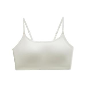 HUACHENGSHI | Womens One-Piece Backless Bralette With Chest Pad Large U-Shape Back Exposed Anti-Light Inner Wear Strapless Nylon Underwear
