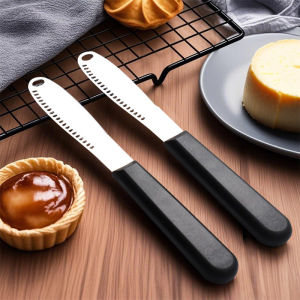 Stainless Steel Butter Knife Cheese Cutter Home Use Japanese Style Butter Spreader Jam Spoon Western Dining Baking Tools