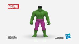 Marvel Legends Series Retro 375 Collection Hulk 3.75-Inch Collectible Action Figures Toys for Ages 4 and Up