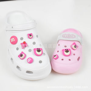 รูปหมีน่ารักรองเท้า Diy สำหรับ Crocs - ซื้อ10ชิ้นรับส่วนลด60% หัวเข็มขัด