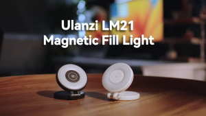 ULANZI LM21 Magnetic Fill Light with MagSafe Magnetic Mount 2500K-8000K Adjustable Color Temperature CRI95 150 Lux Brightness 180 Degrees Flip Arm USB-C Rechargeable LED Selfie Light for Smartphones Vlogging Video Calls | L236 / L237 | JG Superstore