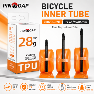 PINMOAP 1/2/5/10/20PCS Premium Road Bike Inner Tube 700C Bicycle Tire Tube Butyl Rubber Anti Leak Replacement Cycling Accessory