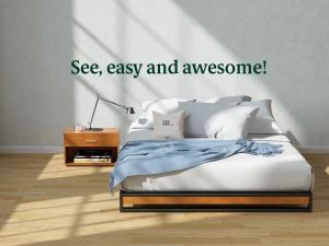 Dipan Tempat Tidur Zinus Ranjang Besi Suzanne Design Industrial