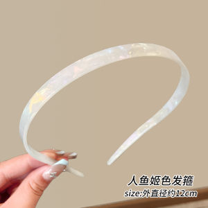 กิ๊บติดผมอะซิเตทสุดหรูหราสำหรับผู้หญิง ทรงแว่นตา กิ๊บติดผมแบบรัดผม ทรงเรียบหรู สไตล์เกาหลี ไม่รัดหู