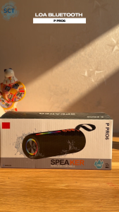 ( FLASH SALE ) Loa Nghe Nhạc Không Dây Kết Nối Bluetooth Đa Thiết Bị P Pro 6 Mini Cầm Tay Có Đèn Led Nháy