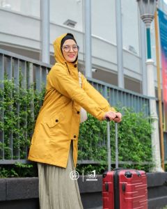 JAKET WANITA STYLE KEREN MUSIM DINGIN - JAKET WINTER PANJANG WANITA - JAKET PARASUT HIJACKET