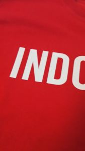 T-Shirt Glow In The Dark INDONESIA NEW 361D Merah: Pakaian Eksklusif untuk Aktivitas Malam