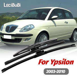 1set Front & Rear Windshield Wiper Blades Windscreen Wipers For Lancia Ypsilon 2003-2010 2004 2005 2006 2007 2008 2009