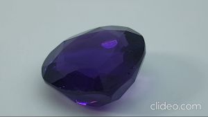 Natural Uruguay Purple Amethyst 17.60 Cts. Oval Cut Eye Clean Grade Loose Gemstone