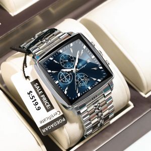 POEDAGAR New Fashion Men Watch Chronograph Date Waterproof Luminous Male Watch Stainless Steel Luxury Mens Quartz Watches Reloj
