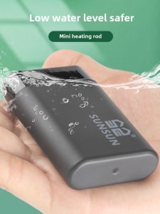 SUNSUN Turtle Heating Rod Mini Heater Low Water Level Turtle Tank Heating Rods Automatic Constant Temperature Heating off-Water Power off