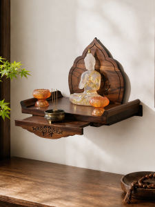 YILI | Buddhist Shrine Wall-Mounted Offering Table