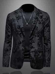 YEBO | Printed Oversized Blazer for Men and Women