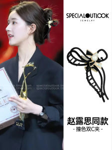 Large Butterfly Knot Hair Clip Womens Shark Clamp Stylish Hair Accessories behind the Head 2023 New Summer Fashion Jewelry