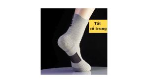 Tất chạy bộvớ thể thao ngoài trời một cỡ dùng cho nam và nữthoáng khíêm chânhạn chế chấn thương Elite E01