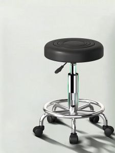 LALA Bar Chair Beuaty Salon Chair Kursi Bar Besi Kursi Cafe Bulat Stools 360 Degree Swivel Height Adjustable Kursi Putar Hidrolik吧台椅
