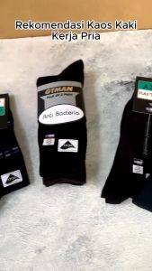 GT Man BFC - Kaos Kaki Kerja Pria / Work Socks - Hitam Biru Abu - Isi 1 & Isi 3