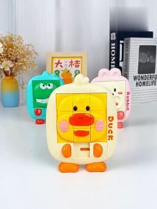 OFM-M376 Mainan Edukasi Anak Puzzle Geser Slide 3D Karakter Hewan / Maenan Brain Game Edukasi