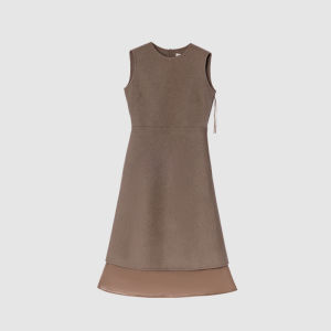 ICICLE | No-Dyeing Double-Faced Wool Silk Dress