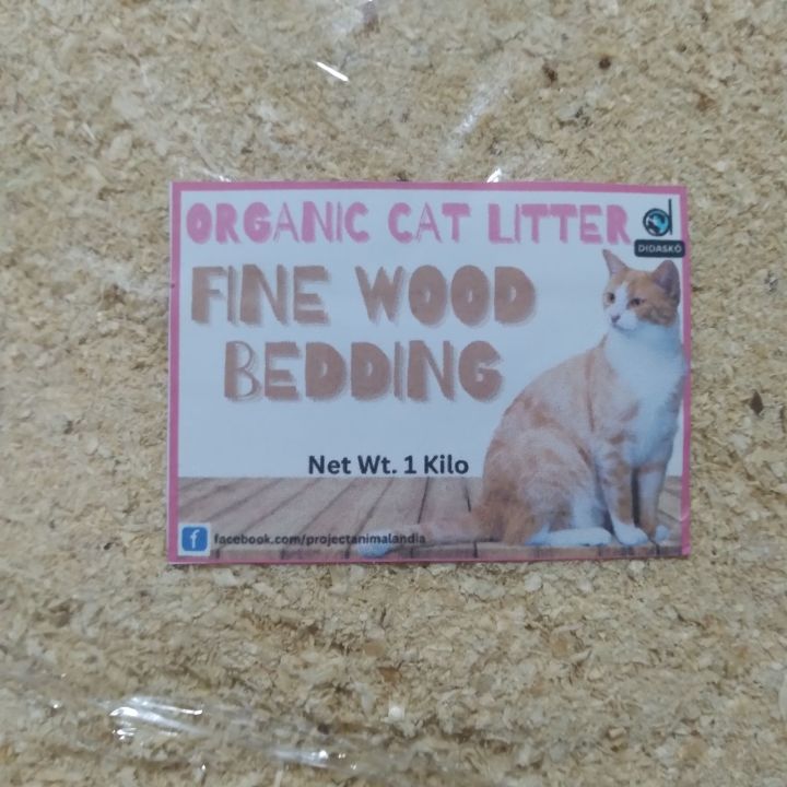 12 bags 1kilo Organic & Fresh Cat Litter Pinong Kusot Sawdust for