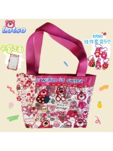 Túi Xách Vải Nỉ Hoạt Hình Dung Tích Lớn Chống Thấm Nước Túi Mua Sắm Dễ Thương Túi Quà Tặng Du Lịch Thường Ngày Túi Đựng Đồ Dùng Học Tập