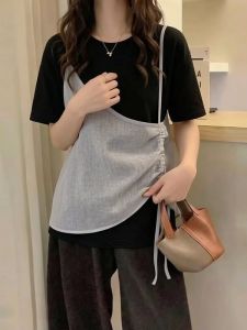 AIYITI | Mesh Panelled Drawstring T-Shirt