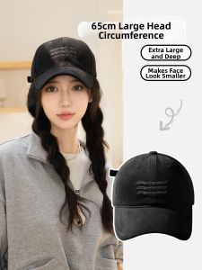 BILLI ZILLY | Wide Brim Face Slimming Big Head Baseball Cap