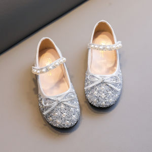 Decorative Princess-style Baby Girl Shoes Soft Sole