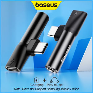 Baseus 2-in-1 Mini Audio Adapter Type-C Converter 3.5mm Aux Jack Audio Adapter