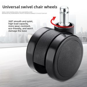 Office Computer Chair Casters Universal Wheels Boss Chair Feet Wheels Sliders Castors Office Chair Accessories Rolling Wheels