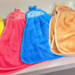 Handuk Tangan Gantung Dapur Handuk Kering Tangan Kain Lap Piring Lembut Cepat Kering untuk Penggunaan Dapur Kamar Mandi