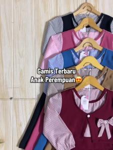 Gamis Yasmin Model Terbaru Dress Anak Perempuan Usia 1-9 Tahun Free Belt