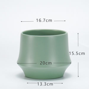 Ceramic Flower Pot for Balcony Home Use Luxury Large Size for Roses And Succulents Plant Pots Nordic Style Green Plant Pots